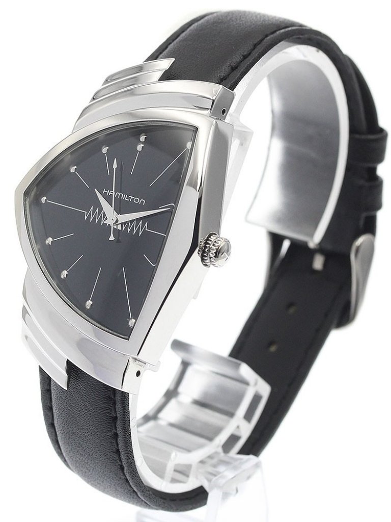 Hamilton Ventura H244112 Black Dial Quartz Men's Watch_935826 — image 8 of 8
